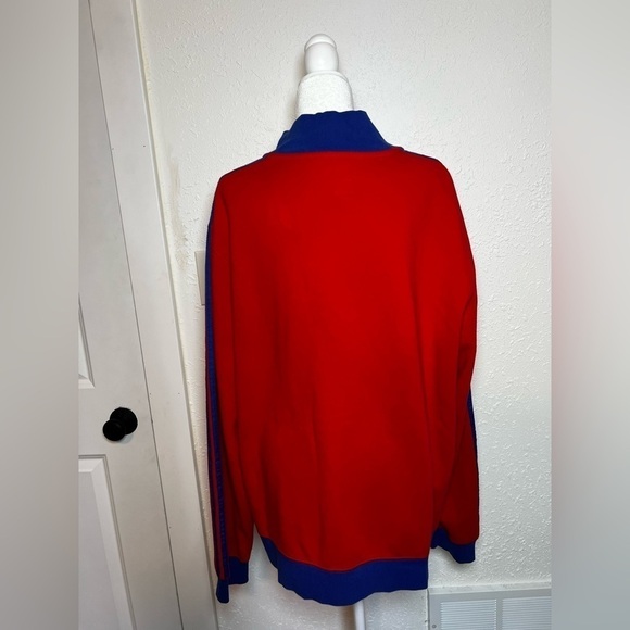 Adidas Vintage Look Philadelphia 76ers Zip Up Sweatshirt - Picture 5 of 9